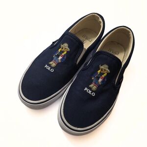 Polo Ralph Lauren Keaton Teddy Bear Slip On Sneakers